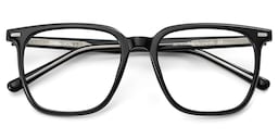 Jude Square Black Glasses2