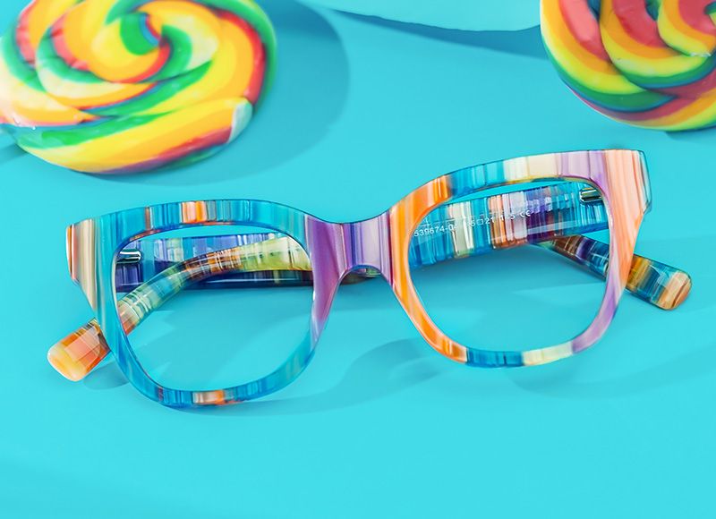 Nereyda Candy Lollipop Frame Glasses | Zeelool Optical4