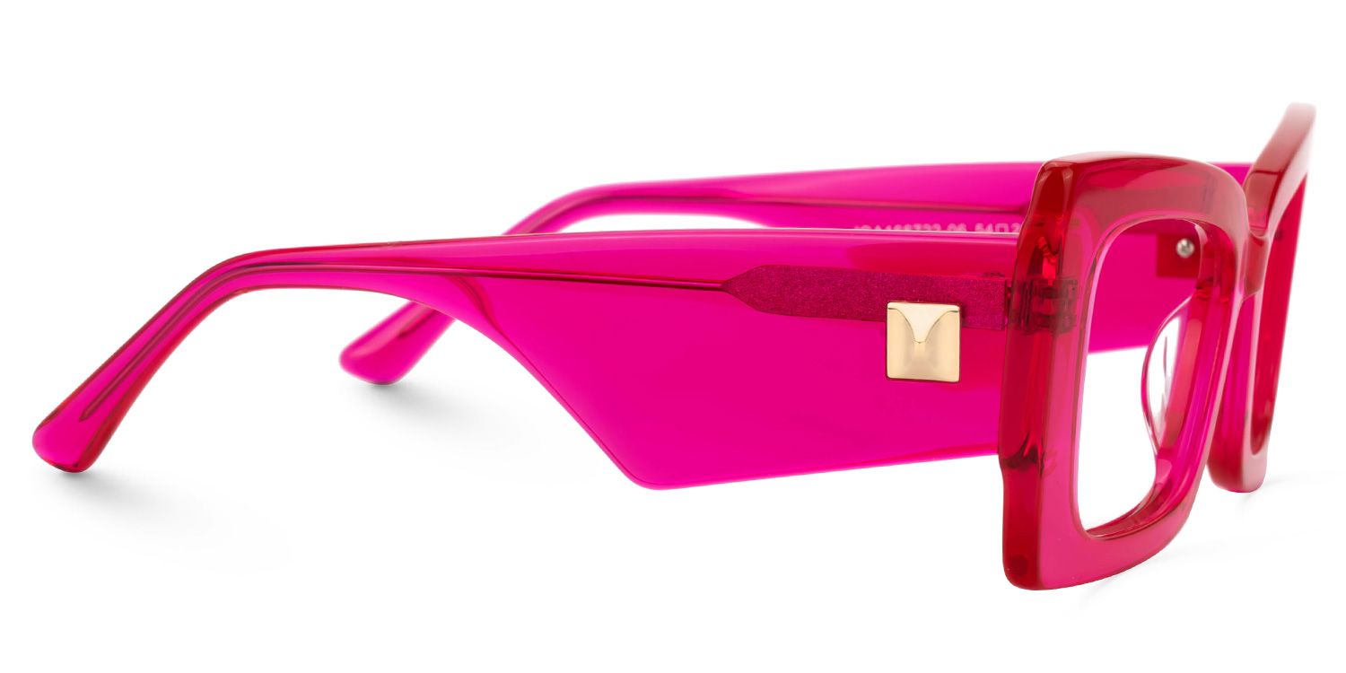 Mitia Neon Pink Eyeglasses and Designer Gasses Frames2