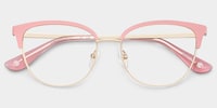 Lacey Browline Pink Glasses1