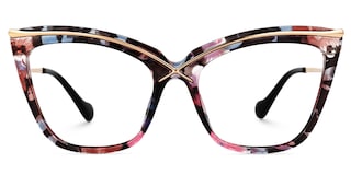 Winston Butterfly Floral Glasses0