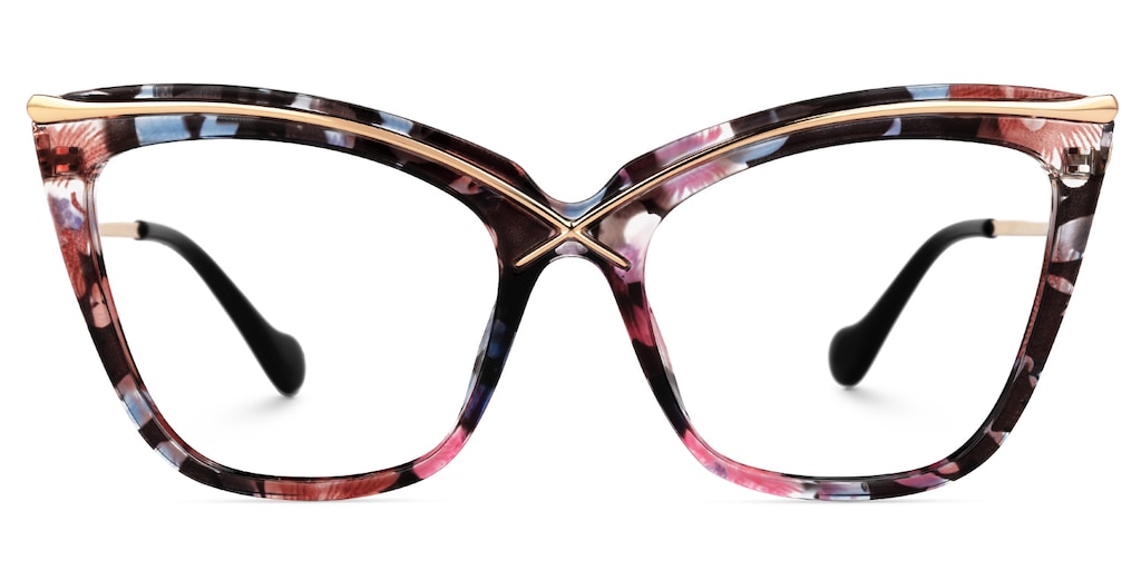 Winston Butterfly Floral Glasses