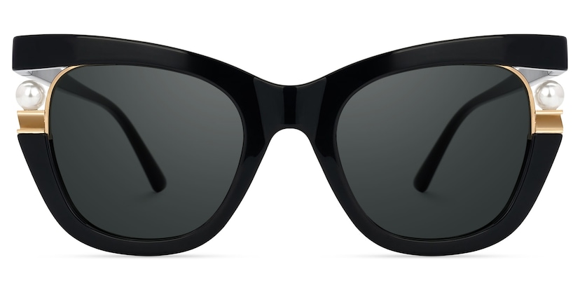 Pearl Cateye Black Glasses