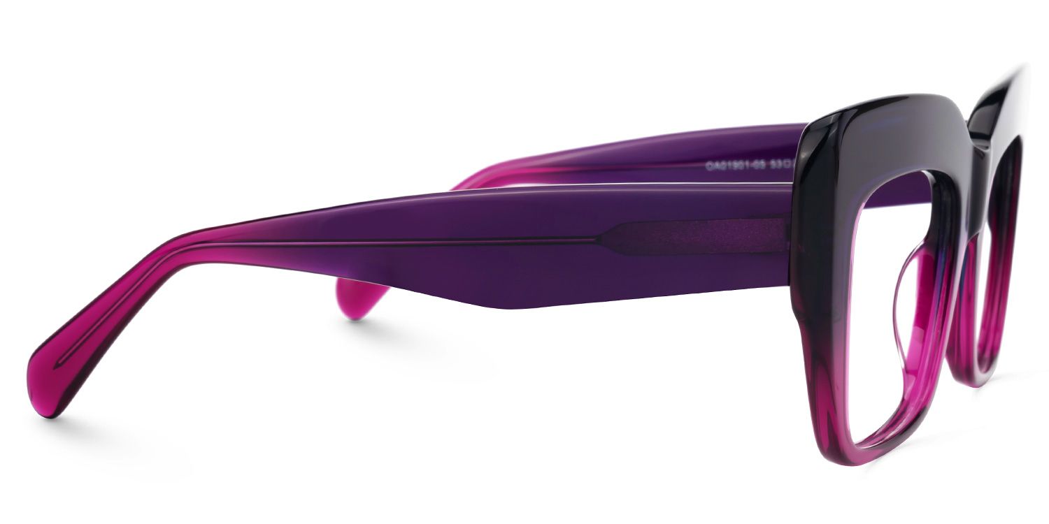 Charmaine Purple Eyeglasses with Cat eye frames2