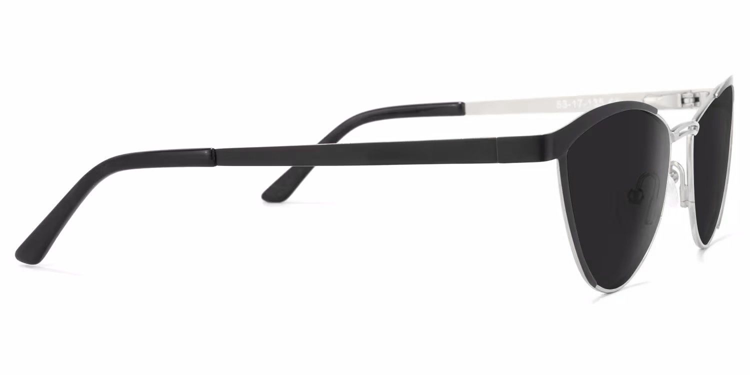 Sydney Cat Eye Black Sunglasses | Zeelool Glasses2