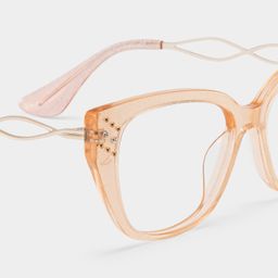Alma Butterfly Beige Glasses5