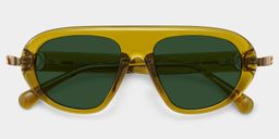 Aveline Brown Aviator Glasses1