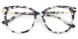 Mailyn Marble Round Glasses3