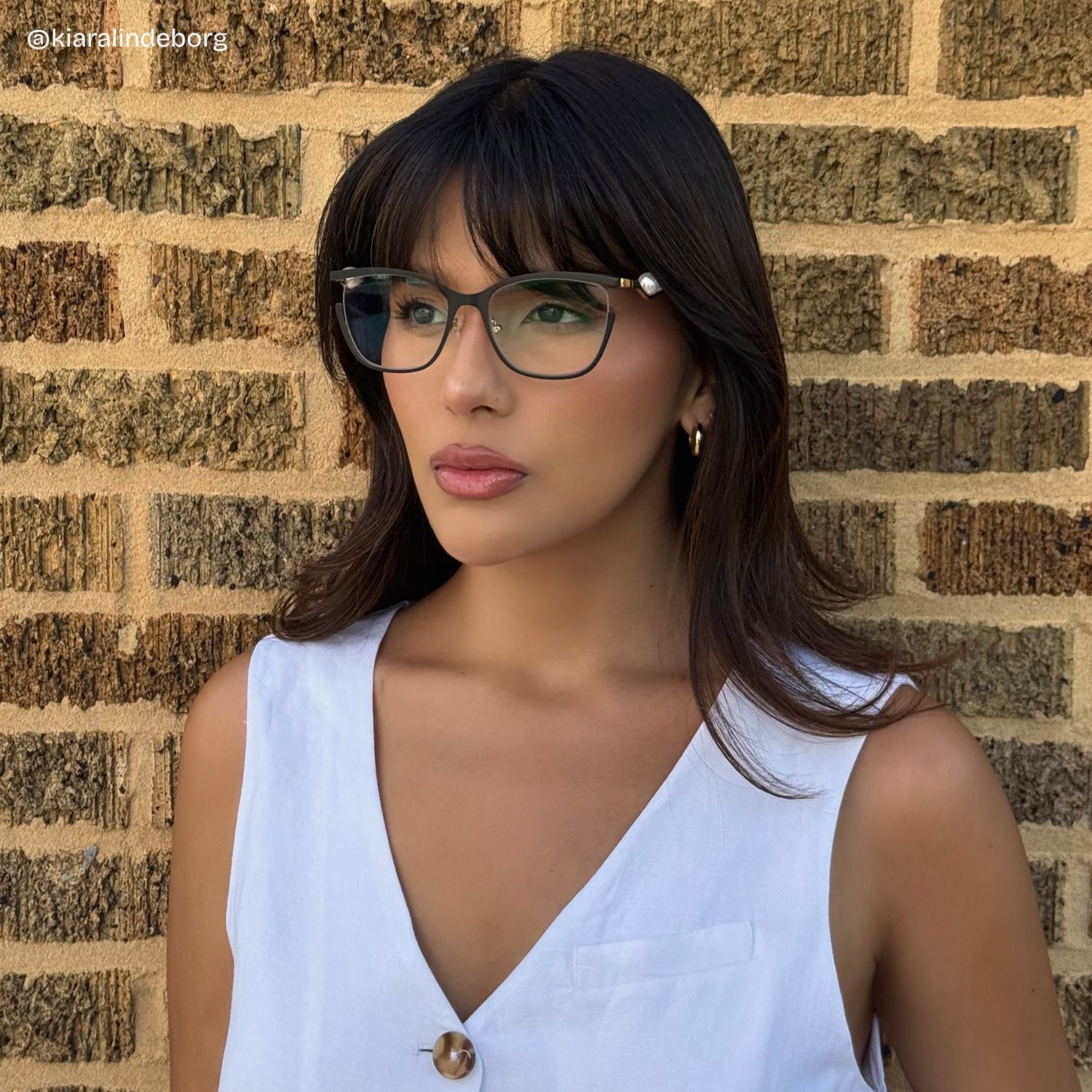 Aria Eyeglasses in Round Black Frame | Zeelool7