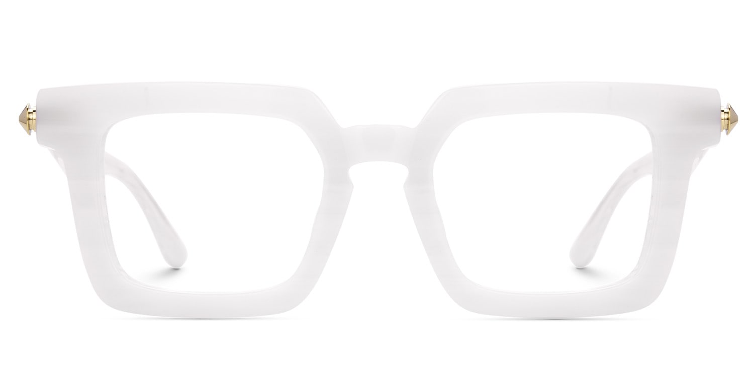 Ruthann Square White Glasses1