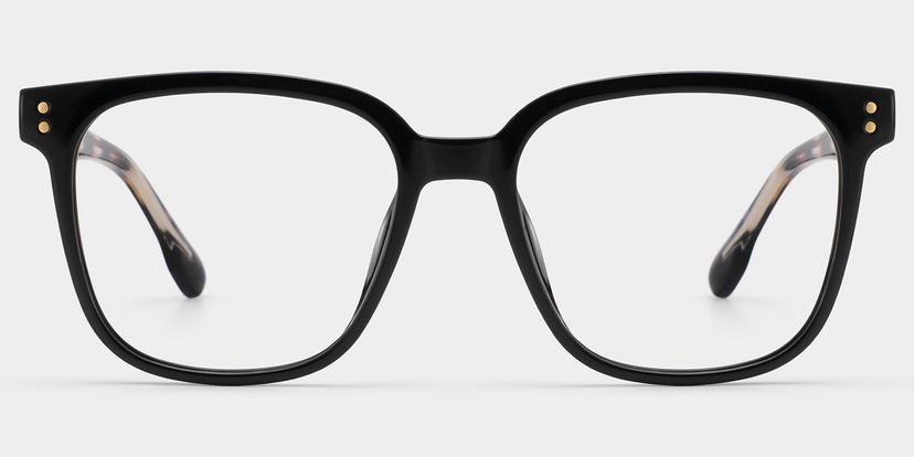 Donnalyn Black Square Glasses