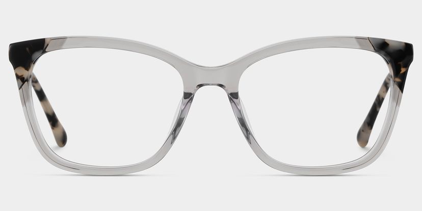 Juno Rectangle Gray Glasses