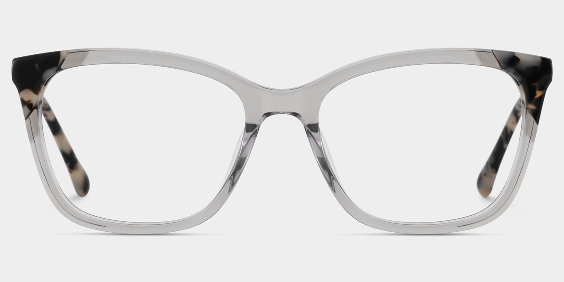 Juno Rectangle Gray Frame Eyeglasses for Woman| ZEELOOL1