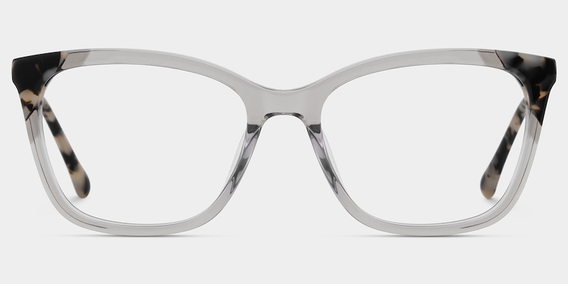 Juno Rectangle Gray Glasses