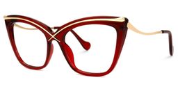 Winston Butterfly Red Glasses1