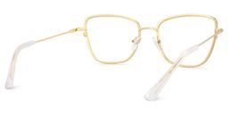 Solimar Square Gold Glasses5
