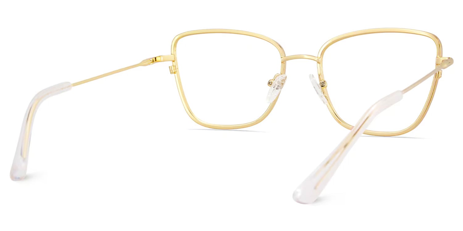 Solimar Square Gold Glasses5