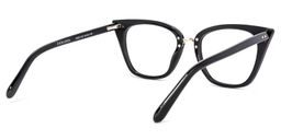 Tallulah Cat Eye Black Glasses4