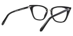 Tallulah Cat Eye Black Glasses4