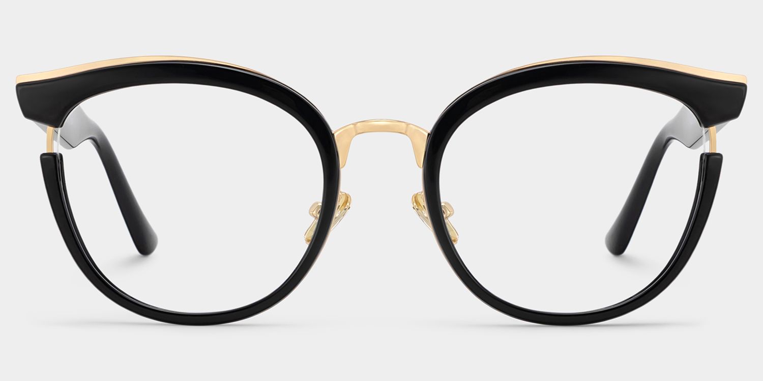 Laraine Cateye Two-Tone Eyeglasses and Glasses Frames