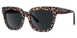 Yaniska Square Leopard Glasses1