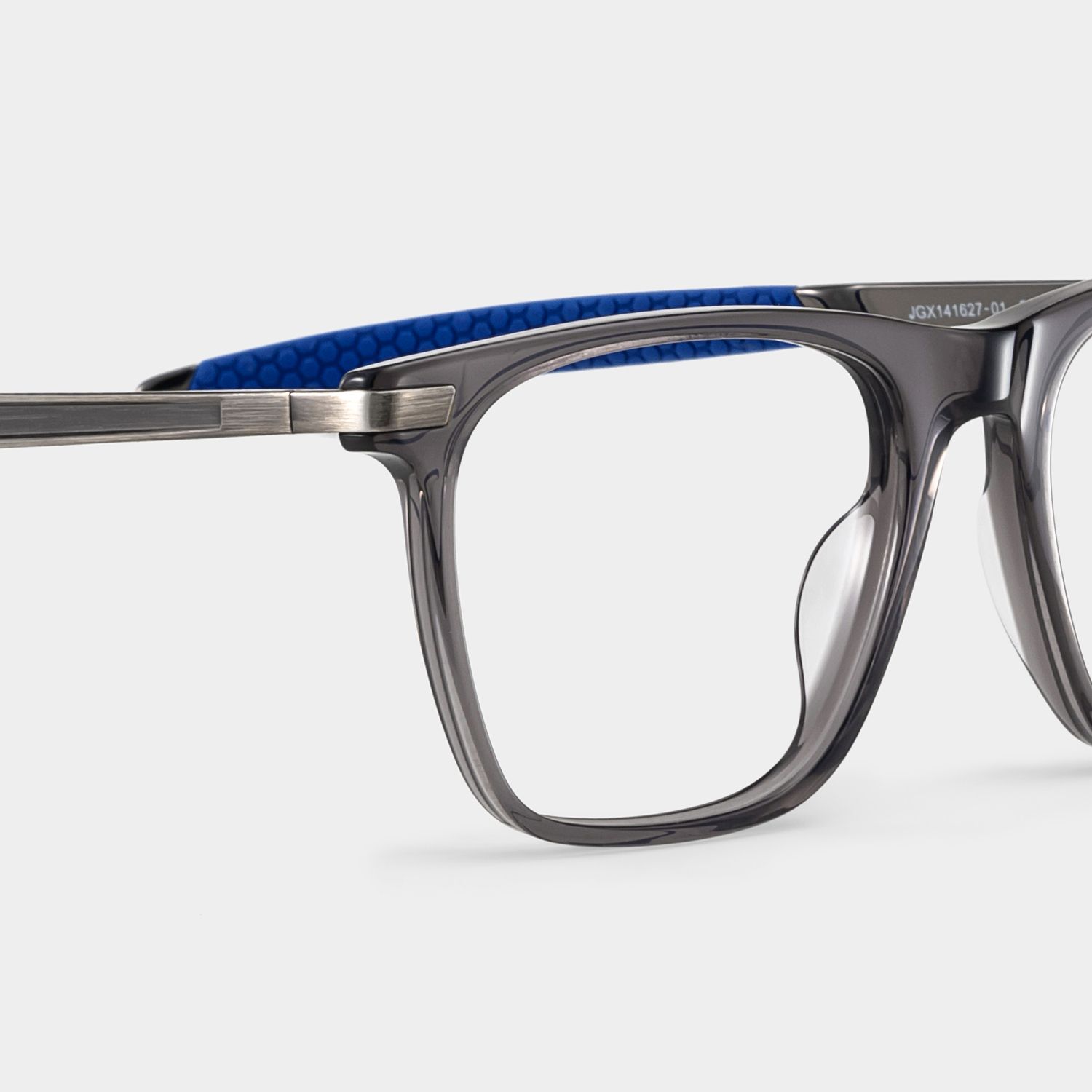 Stable Gray Frame Glasses with Rectangle Frame Online | ZEELOOL8