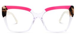Aidelys Cateye Clear Glasses0