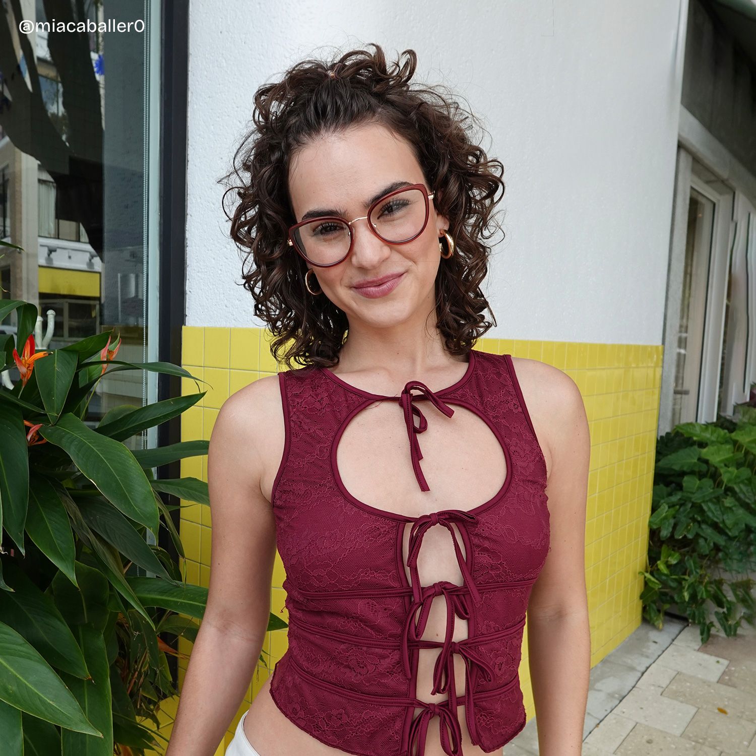 Celine Cat-eye Red Burgundy Eyeglass Frames for Women | ZEELOOL6