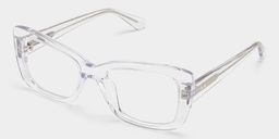 Leona Rectangle Clear Glasses3