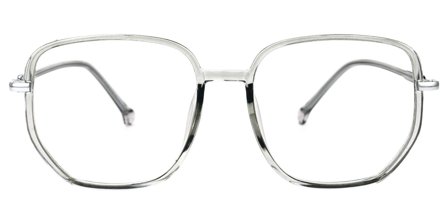 Joana Geometric Gray Glasses0
