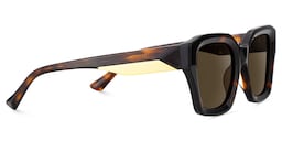 Rhea Square Tortoise Polarized Sunglasses3