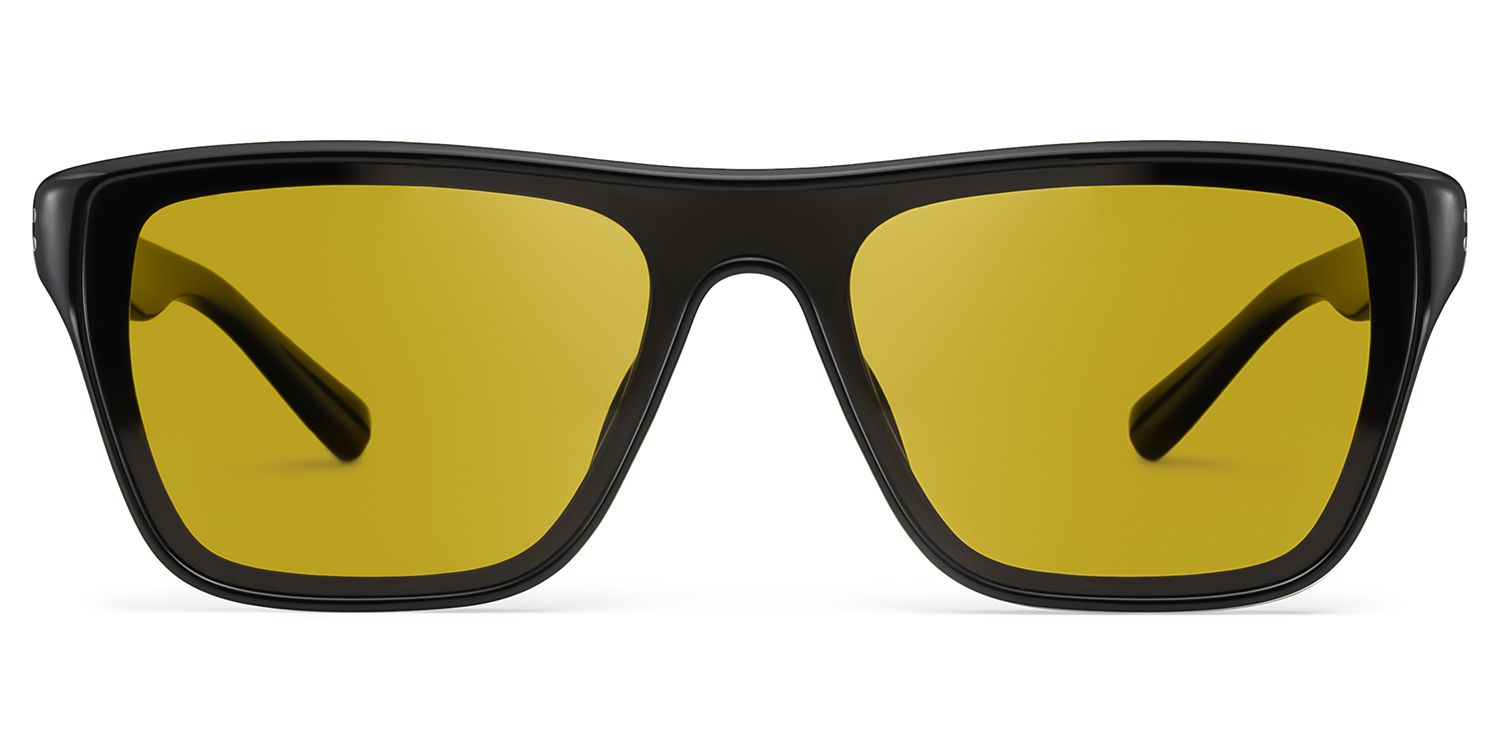 Paloma Black Aviator Polarized Sunglasses Online | Zeelool0