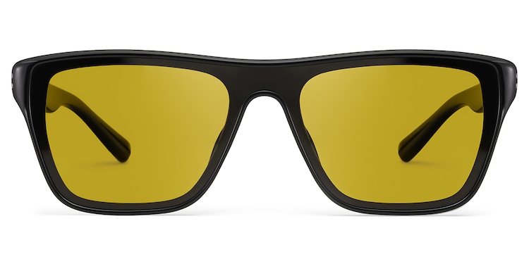 Paloma Aviator Black Polarized Sunglasses