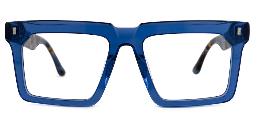Moreland Rectangle Blue Glasses