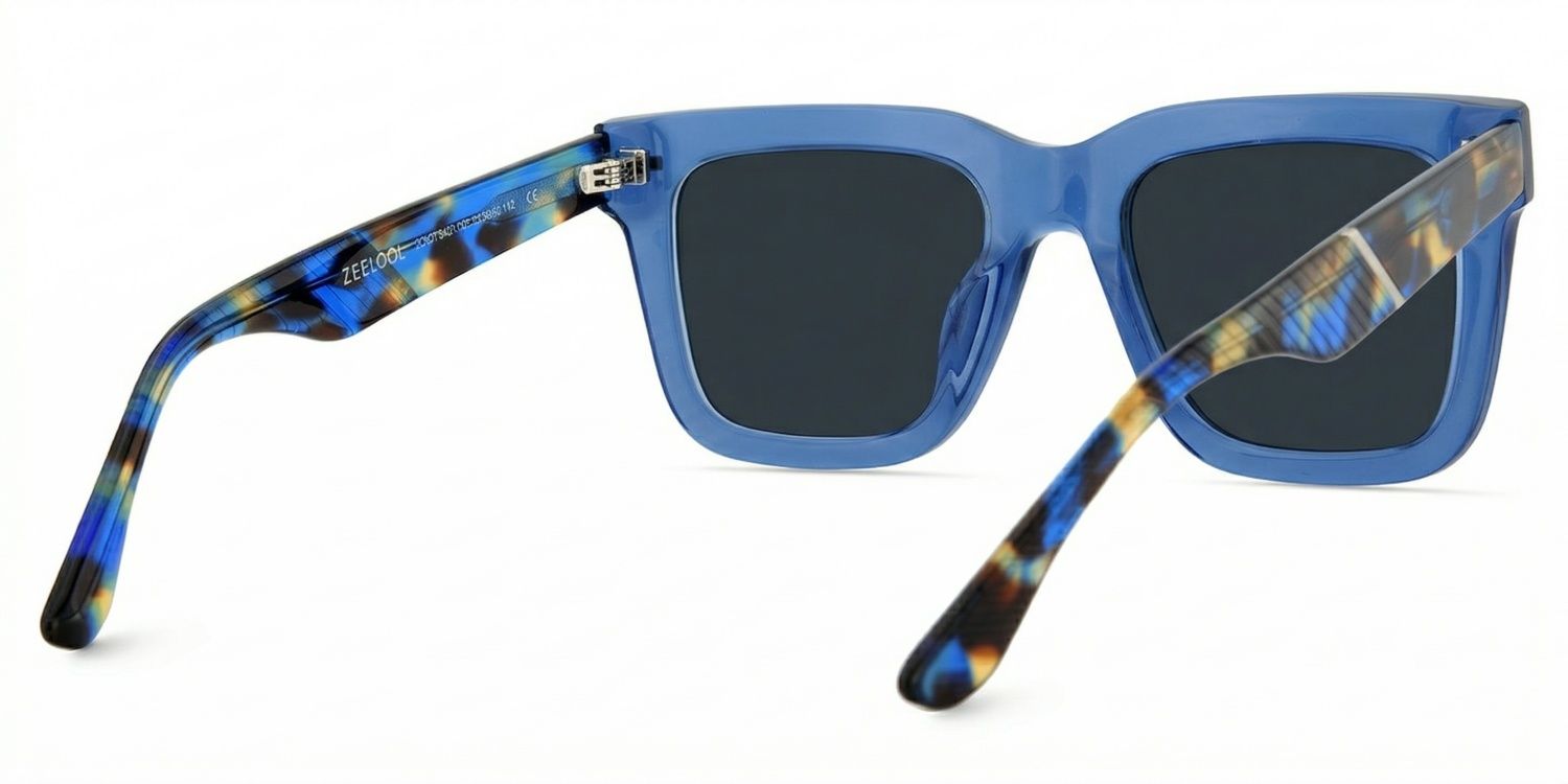 Redina Acetate Blue Frame Sunglasses | ZEELOOL4
