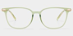 Florence Rectangle Green Glasses1