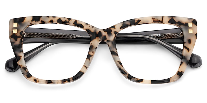 Tessia Square Tortoise Glasses