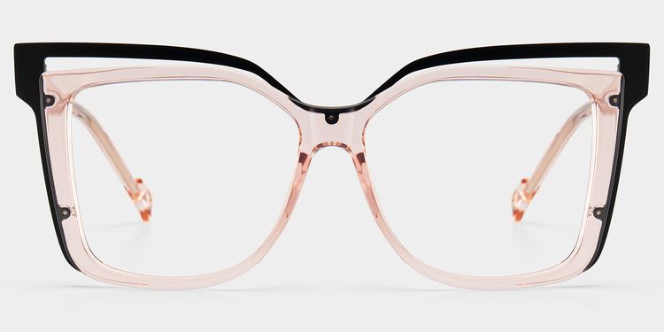 Twolla Square Beige Glasses