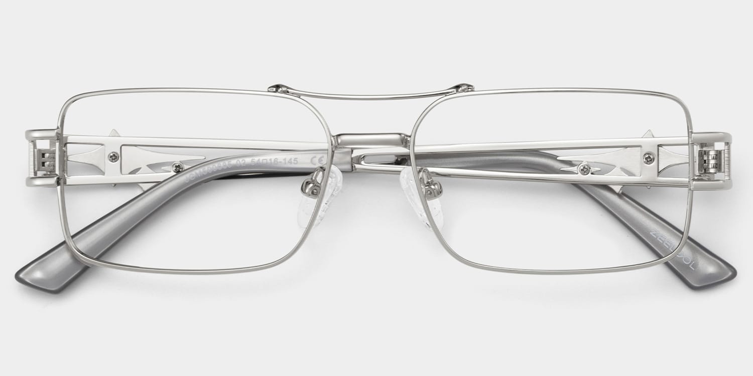 Eric Aviator Silver Glasses3