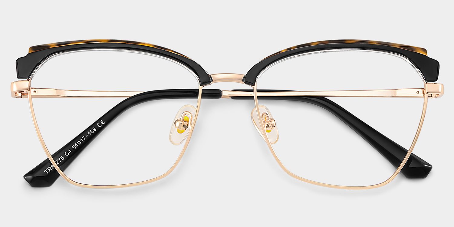 Phoebe Browline Tortoise Frame Eyeglasses for Woman| ZEELOOL2