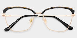 Phoebe Browline Tortoise Glasses2