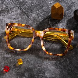Scicluna Square Tortoise Glasses0