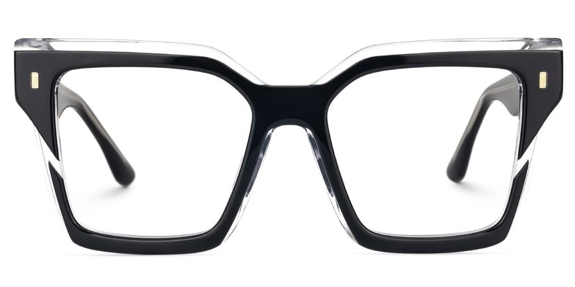 Jhordy Square Black Glasses