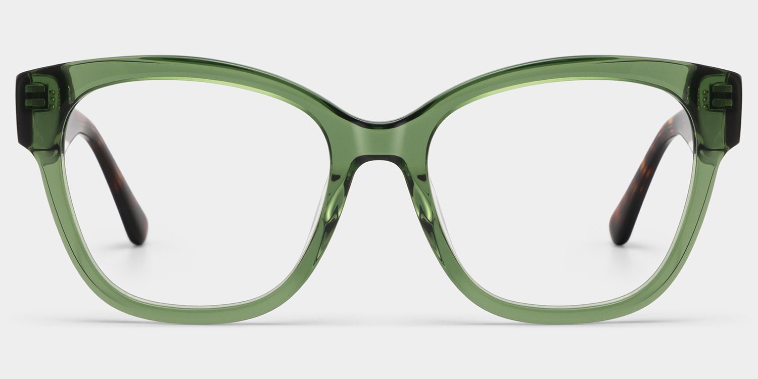 Everest Green Butterfly Glasses | Campus Athleisure Look1