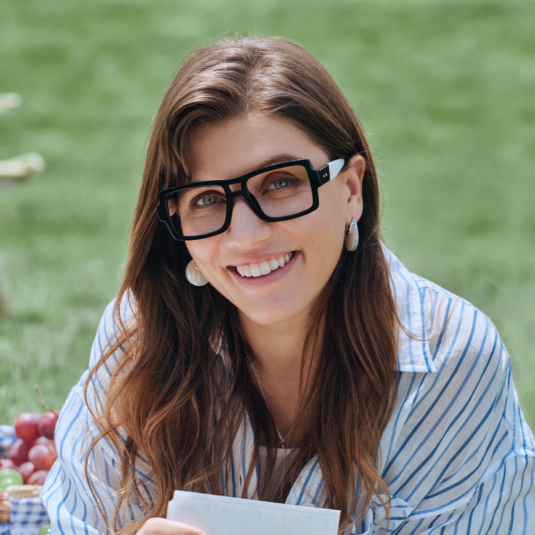 Nora Aviator Black Frame Glasses for Women | ZEELOOL6