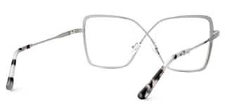 Racquel Square Silver Glasses3