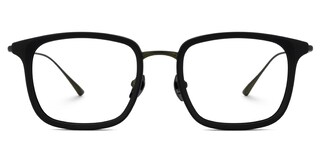 Gonzales Square Black Glasses0