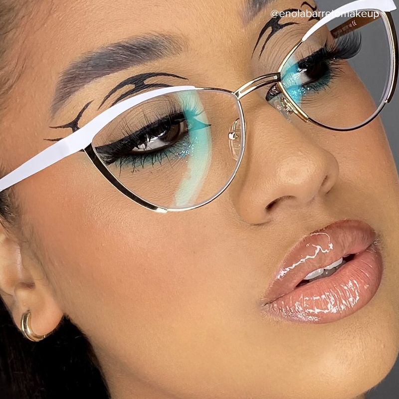 Sydney Cat Eye Gold Glasses