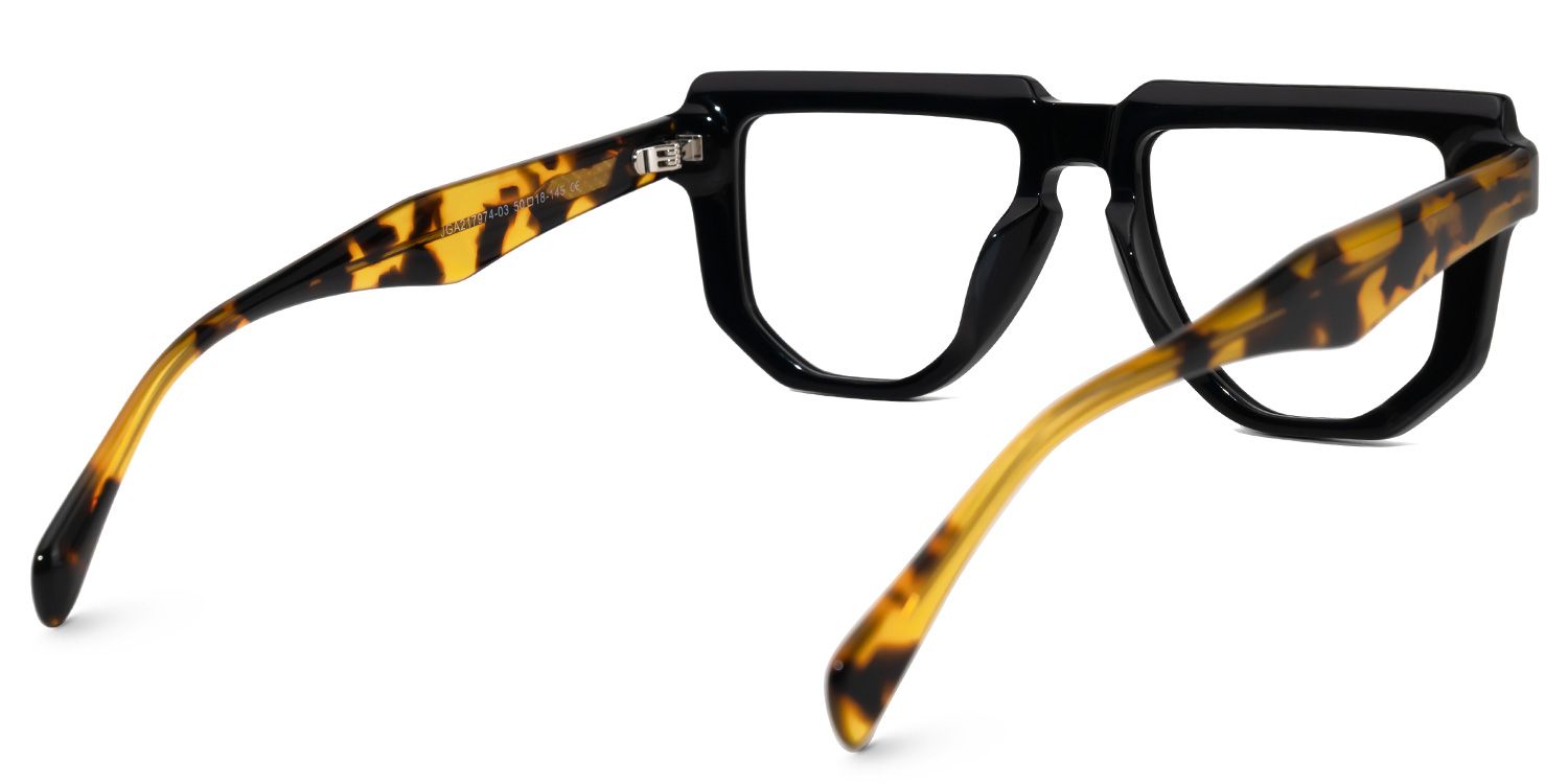 Gabriella Aviator Black Glasses3