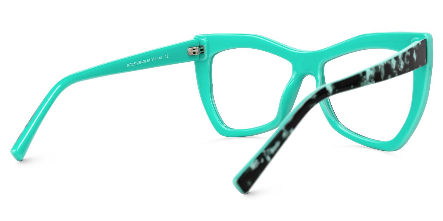 Butterfly Zenteno Green Glasses deals -Zeelool Glasses3